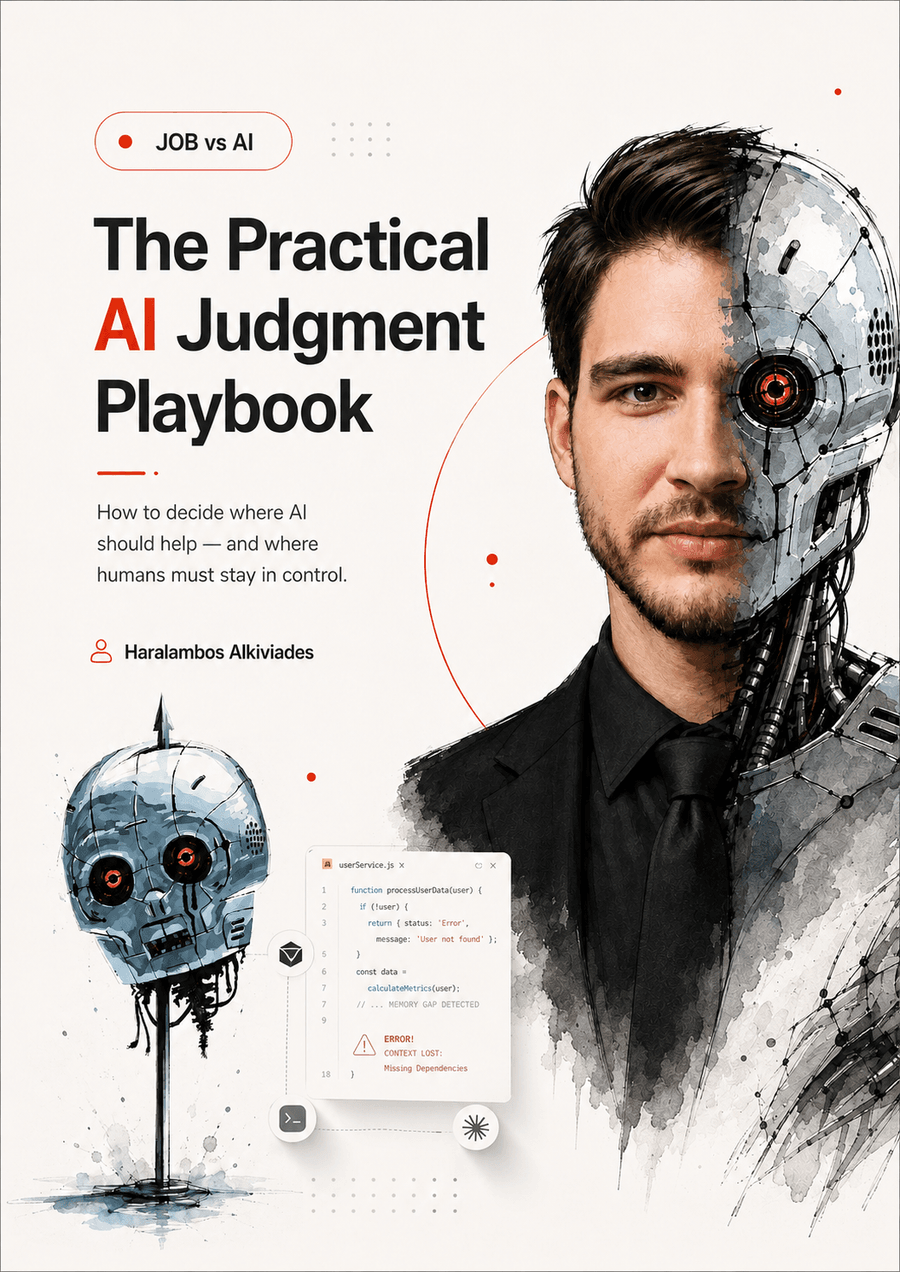 The Practical AI Judgment Playbook cover.